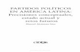 Manuel Alcántara Sáez - Partidos políticos en América Latina