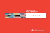 Banco Santander- Memoria de Sostenibilidad 2012