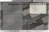 Diccionario de Etimologías