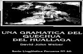 David Weber Una gramática del quechua del Huallaga Huánuco  1996
