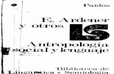 Edwin Ardener - Antropología Social y Lenguaje