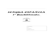 Temario y actividades Lengua Española 2012-1013