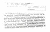 Cullen - Crítica de las razones de educar - Cap 6 - La política educativa y los proyectos institucionales.pdf