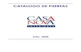 Catálogo dePuertas - CASANOVA