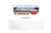 Plan de Marketing Wong