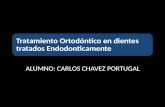 Tratamiento Ortodóntico en dientes tratados Endodonticamente