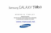 Samsung Galaxy Tab 3 Wifi Spanish User Manual