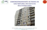 Dimensionamiento de Redes de Gas Natural en Edificios Multifamiliares