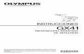 Manual Microscopio Metalografico Olympus GX41