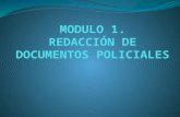 REDACCIÓN DE DOCUMENTOS POLICIALES