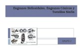 Engranes Helicoidales, Engranes Conicos y Tornillos Sinfin