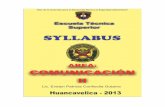 Syllabus de Comunicación II - EST - EDITADO