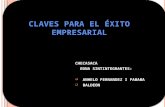 CLAVES PARA EL ÉXITO EMPRESARIAL DIAPOSITIVAS OK