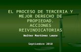 DIALOGO JURÍDICO - PROCESO DE TERCERIA Y MEJOR DERECHO DE PROPIEDAD