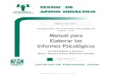 Manual para Elaborar los Informes Psicol+¦gicos - Blanca Elena Mancilla G+¦mez -TAD - 7-¦ Sem-b