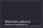 Mediciones Radiograficas Miembro Pelvico