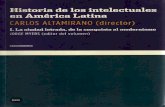 Carlos Altamirano Ed Historia de Los Intelectuales en a Latina I 2008