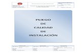 2011 - Pliego Calidad Instalacion Claro v08.31