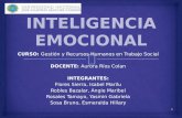 Inteligencia emocional- estudiantes de trabajo social unjfsc