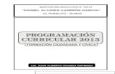 PROGRAMACION ANUAL DE FORMACION CIUDADANA Y CIVICA