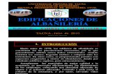 TRABAJO EDIFICACIONES DE ALBAÑILERIA