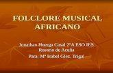 El folclore musical africano