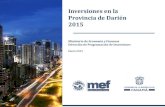 Inversiones en la Provincia de Darién 2015