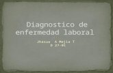 Diagnostico de enfermedad laboral