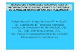 ￼￼￼Tecnosoles y humedales reactivos para la recuperación de suelos, aguas y ecosistemas en la mina de uranio de Saelices (Salamanca), por Felipe Macías