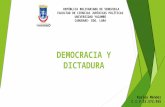 Democracia y dictadura