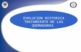 Evolucion historica quemaduras