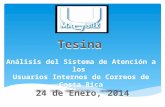 Análisis del Sistema Informático de Atneción a los Usuarios Internos de Correos de Costa Rica