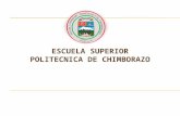 ESCUELA SUPERIOR POLITECNICA DE CHIMBORAZO FIE