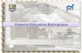 Sistema y Subsistema Educativo Bolivariano Por Jeysser Mosquera