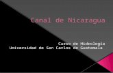 Presentacion Canal de Nicaragua, Hidrologia USAC