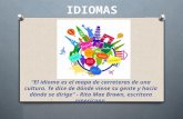 Idiomas. Colegio Libertador. Paula Orduz. 10.1