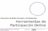 Herramientas de Participación Online (Antonio Gordillo)