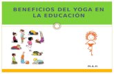 Beneficios del yoga en la educación