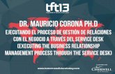 TFT13 - Dr Mauricio Corona PhD, Ejecutando el proceso de Gestión de Relaciones con el Negocio a través del Service Desk
