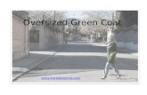 Oversized Green Coat