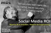 Social Media ROI @manuelcaro