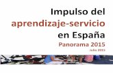 Panorama Aprendizaje-Servicio en España 2015