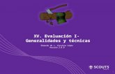 Xv. evaluación i  generalidades y técnicas