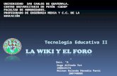 La Wiki Y El Foro