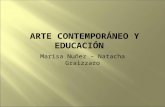 Arte contemporaneo y educación