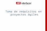 API Toma de Requisitos en Proyectos Ágiles