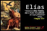 Elias, el gran profeta del Antiguo Testamento