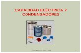Parte 5 Capacidad Eléctrica y Condensadores 2015-II