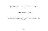 El Periquillo Sarniento - José Joaquin Fernandez - Tomo IV