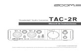 Zoom TAC-2R Manual de Instrucciones